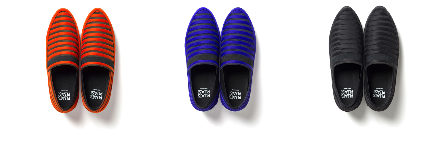 STRIPED FLAT SHOES