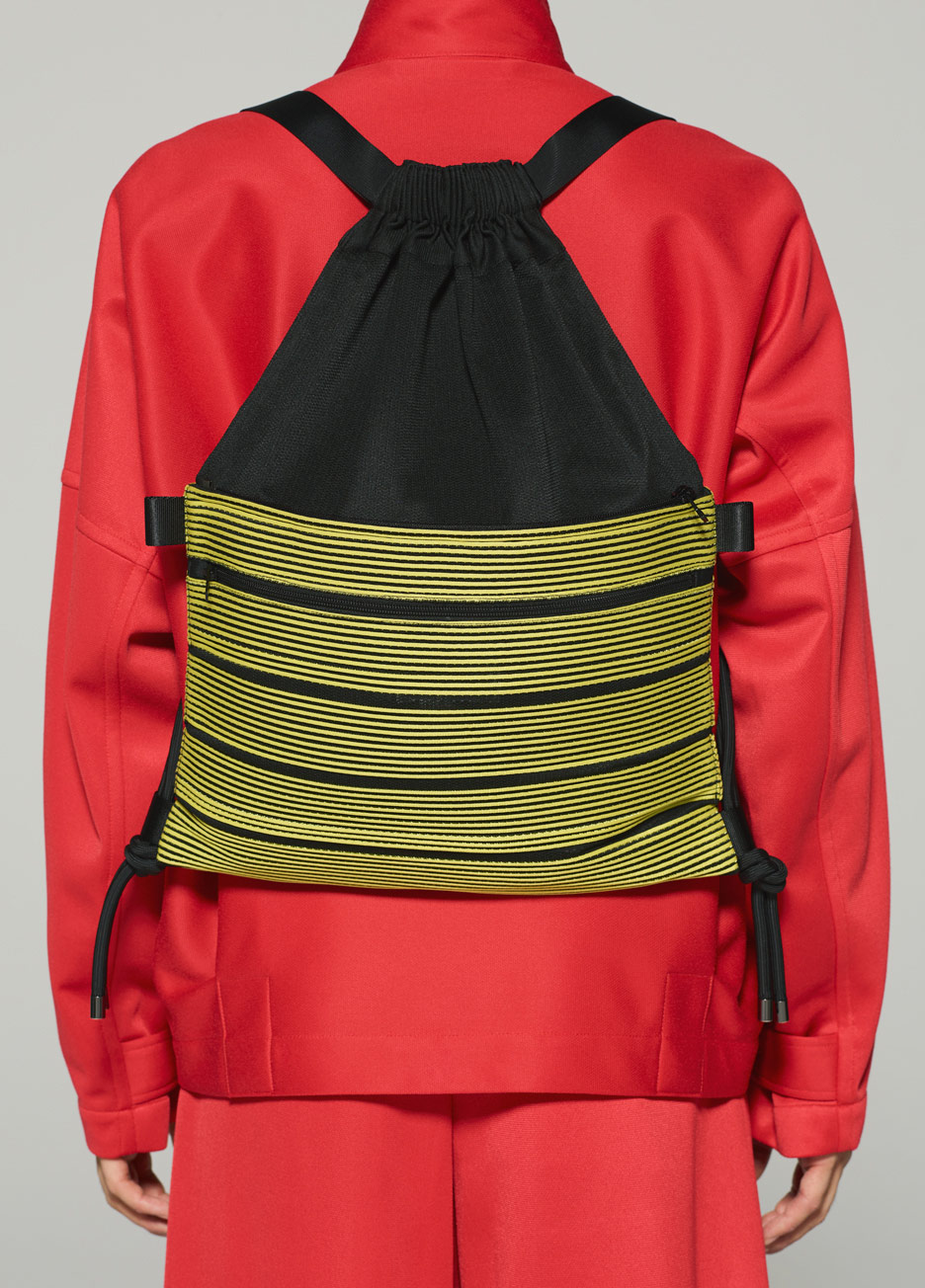 STRIPE MESH BAG