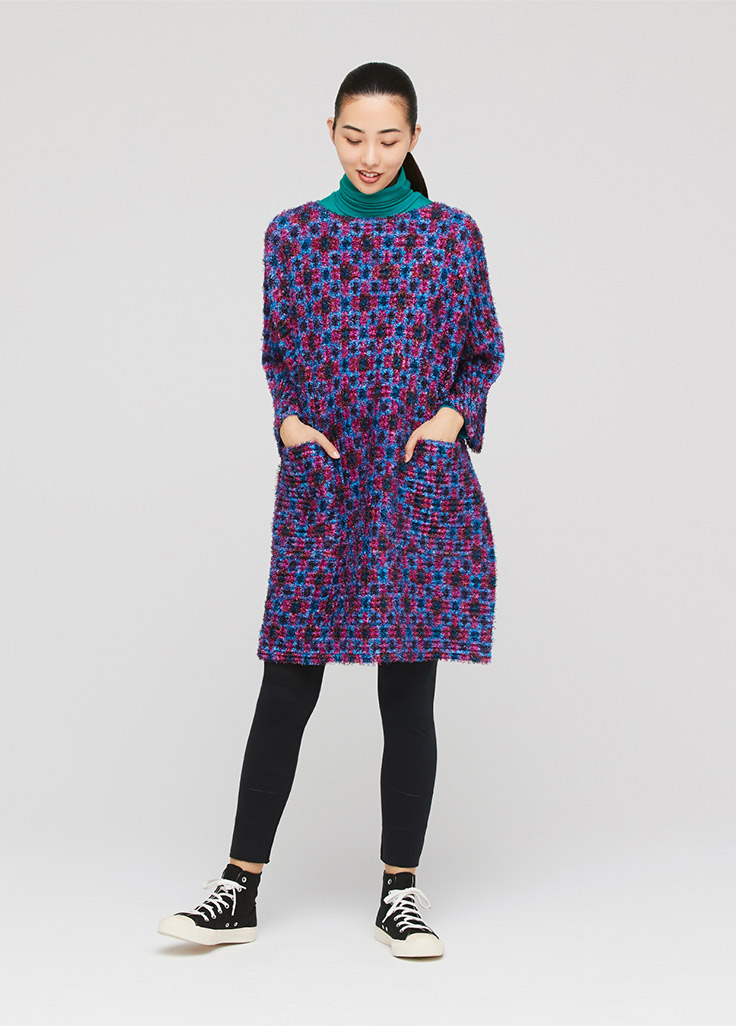 KOMON SHAGGY PLEATS
