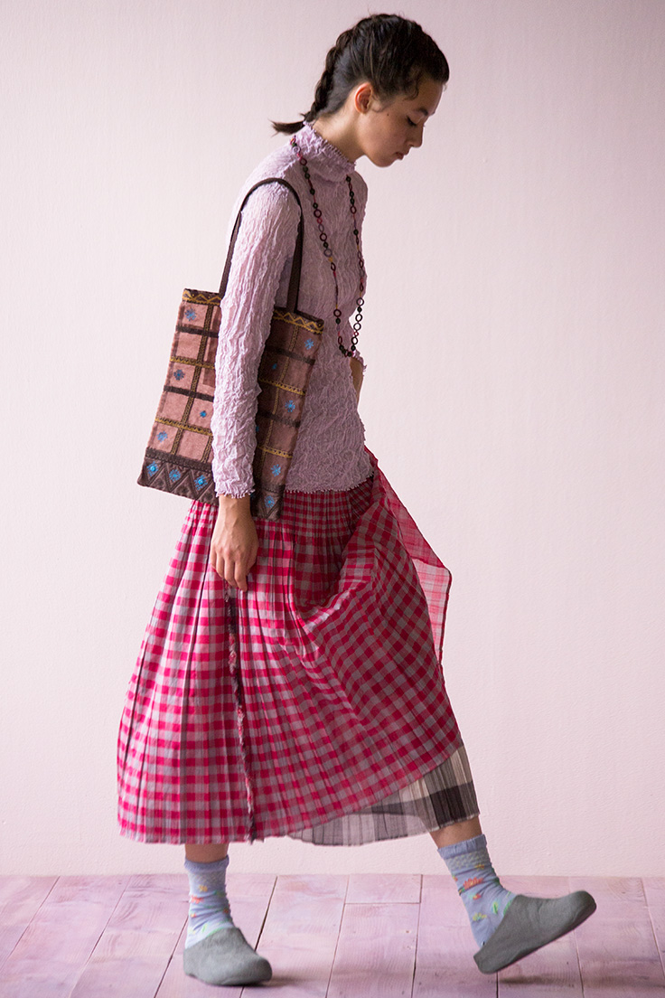 2WAY GINGHAM CHECK SKIRT