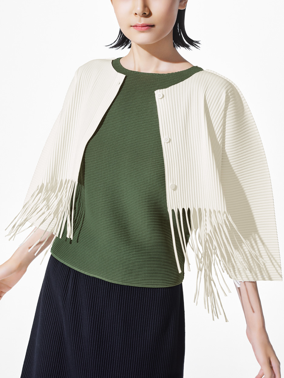ROUND FRINGE PLEATS