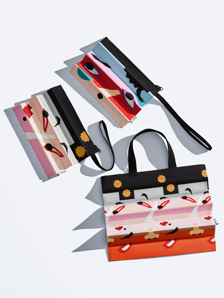 FUKUWARAI PLEATS BAG