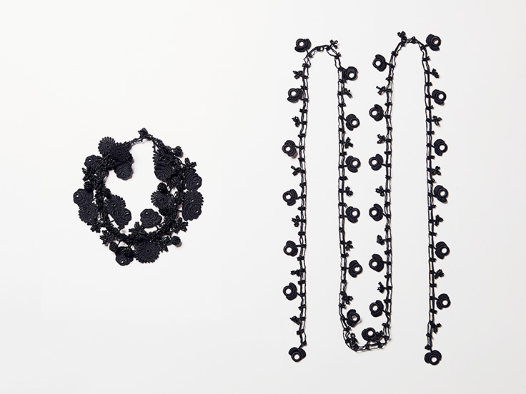 LB-BONCUK CHOKER OYA, LB-RING FLOWER LARIAT