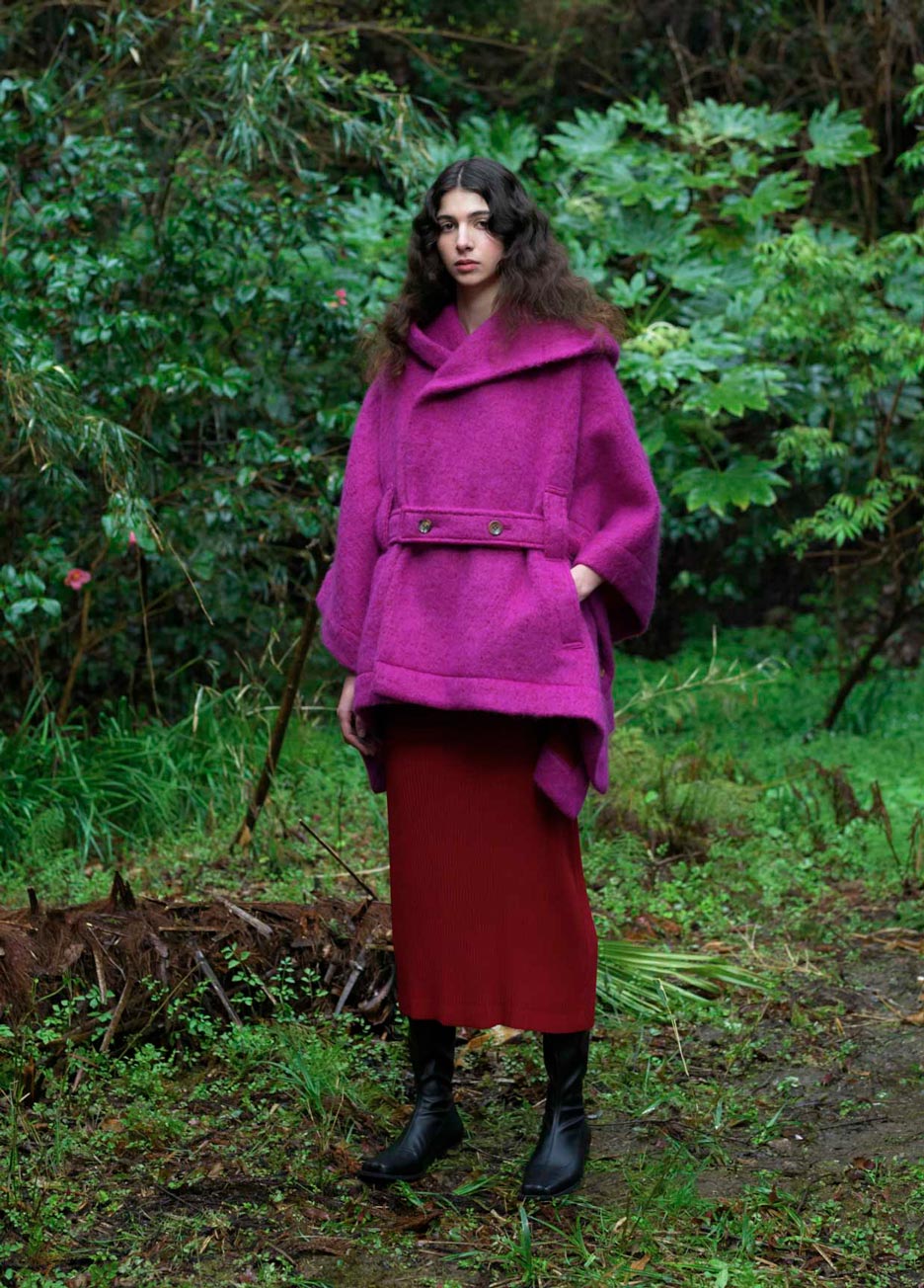 CLIP MOHAIR COAT