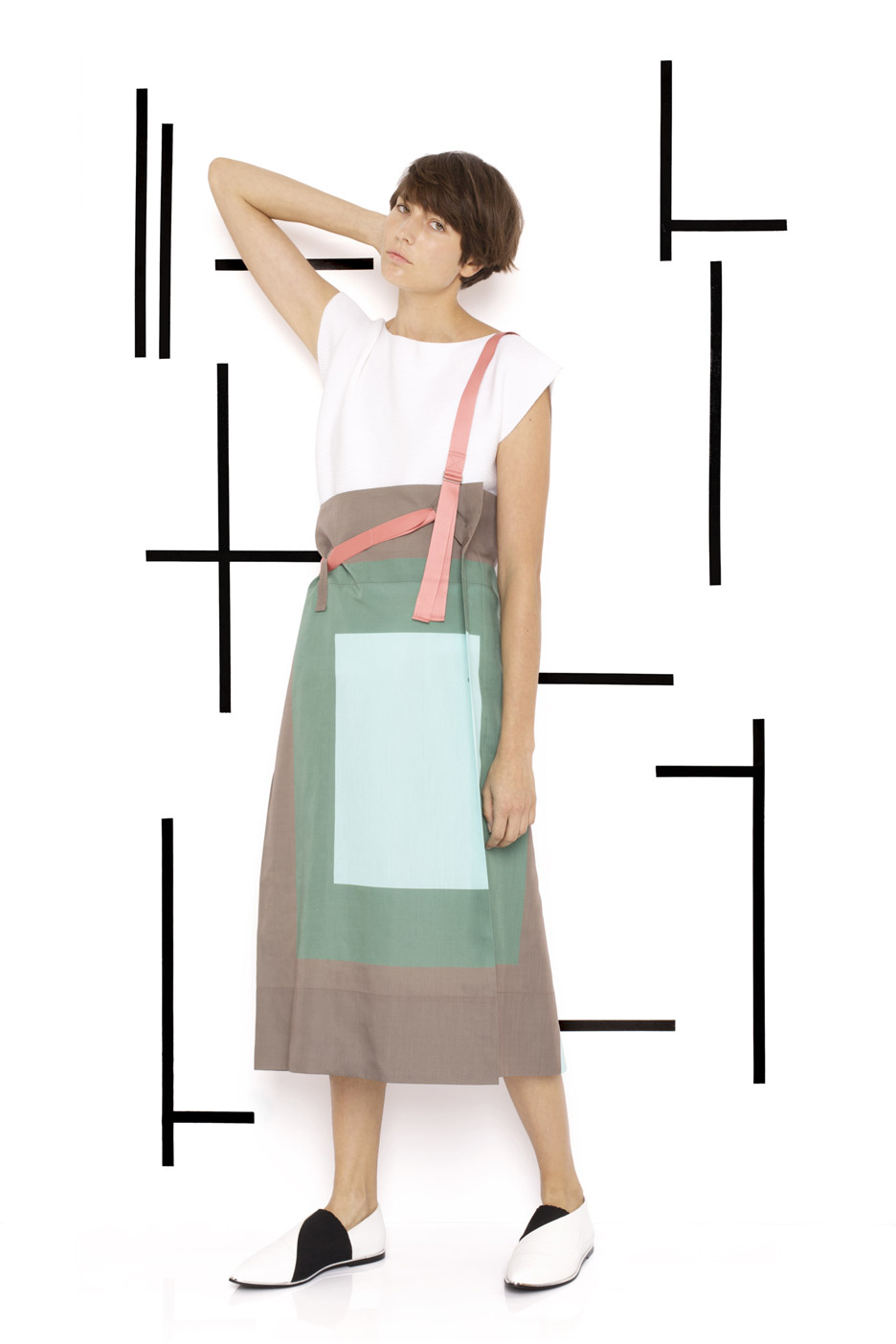 TUCKED PRINT T