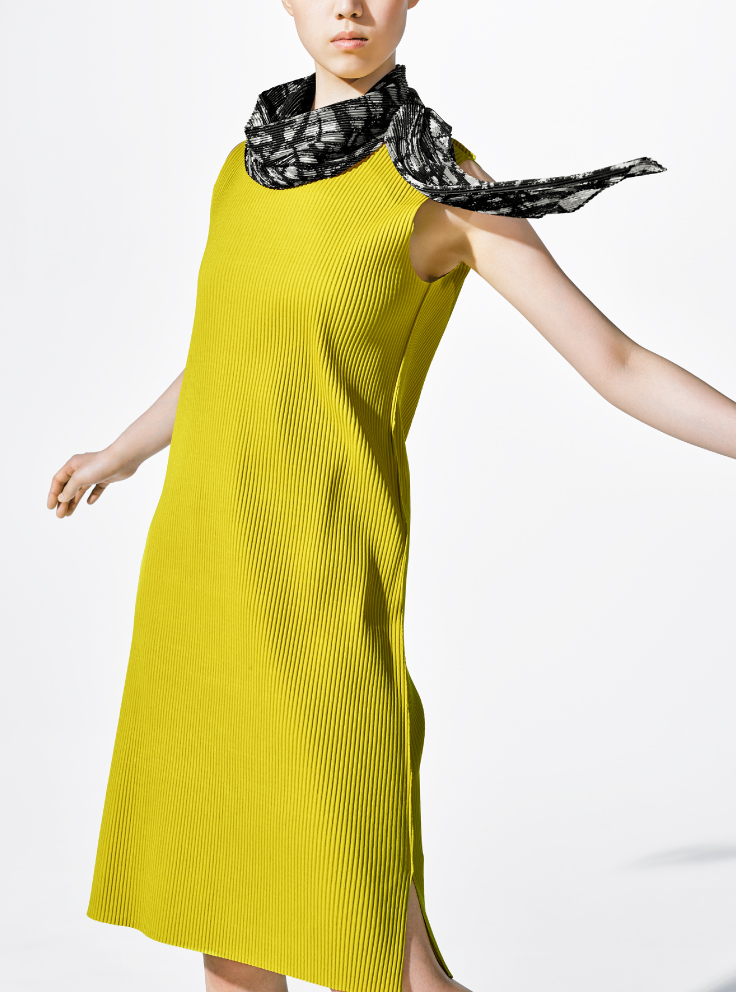 A-POC PLEATS 1, SKETCH PLEATS STOLE
