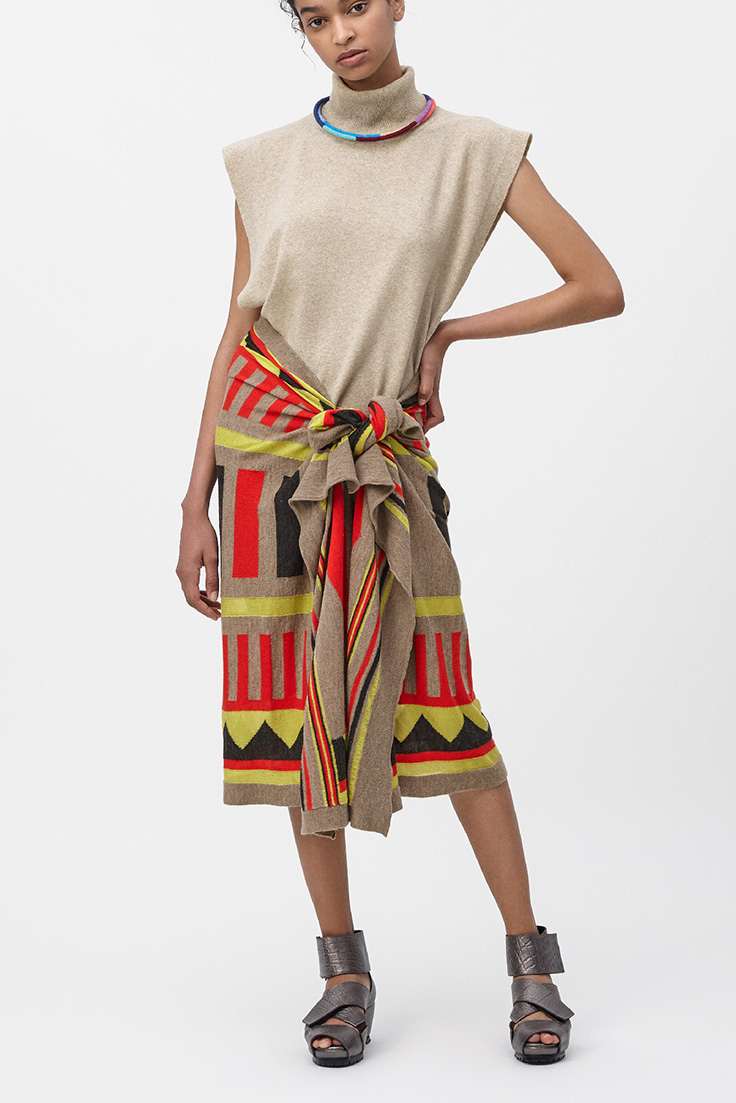 AFRICAN INTARSIA KNIT