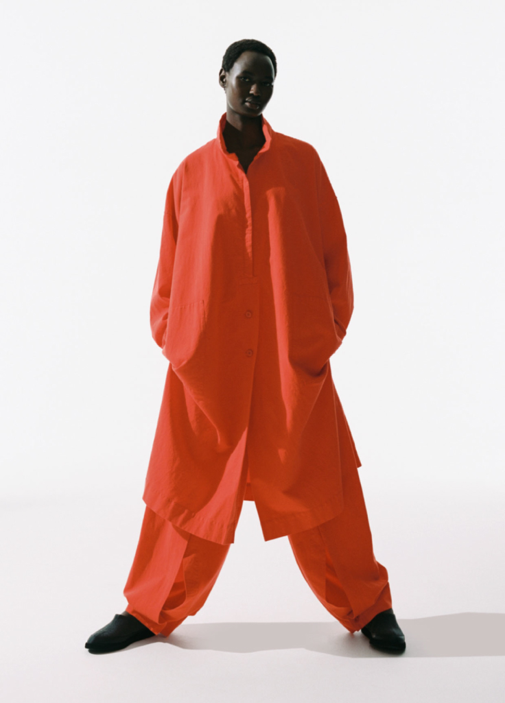 HaaT ISSEY MIYAKE ムートン ラム レザー ボア ロング コート ...